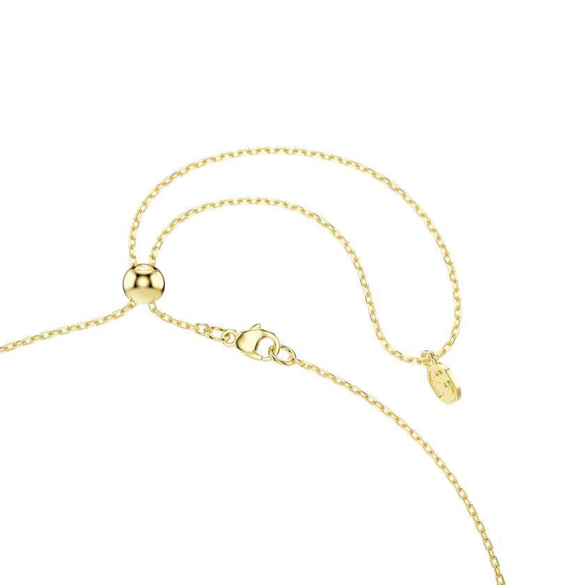 swarovski gema pendant  mixed cuts  dangling crystals  multicolored  gold tone plated