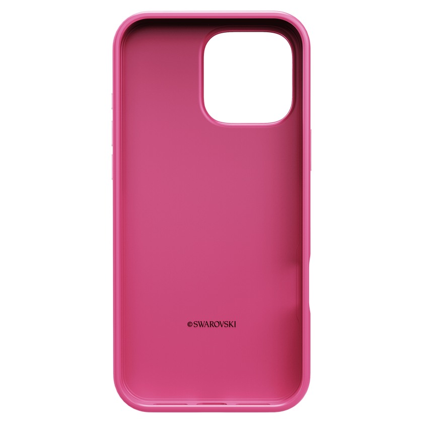 swarovski high smartphone case  color gradient  iphone  16 pro max  pink