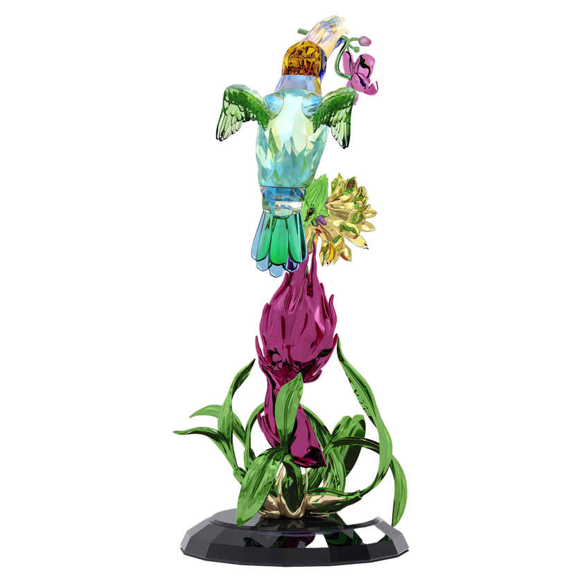 swarovski idyllia toucan and dragon fruit totem limited edition