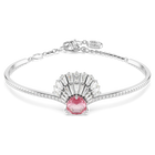 swarovski idyllia bangle shell pink rhodium plated