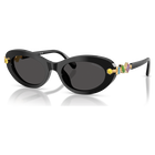 swarovski sunglasses pillow shape black