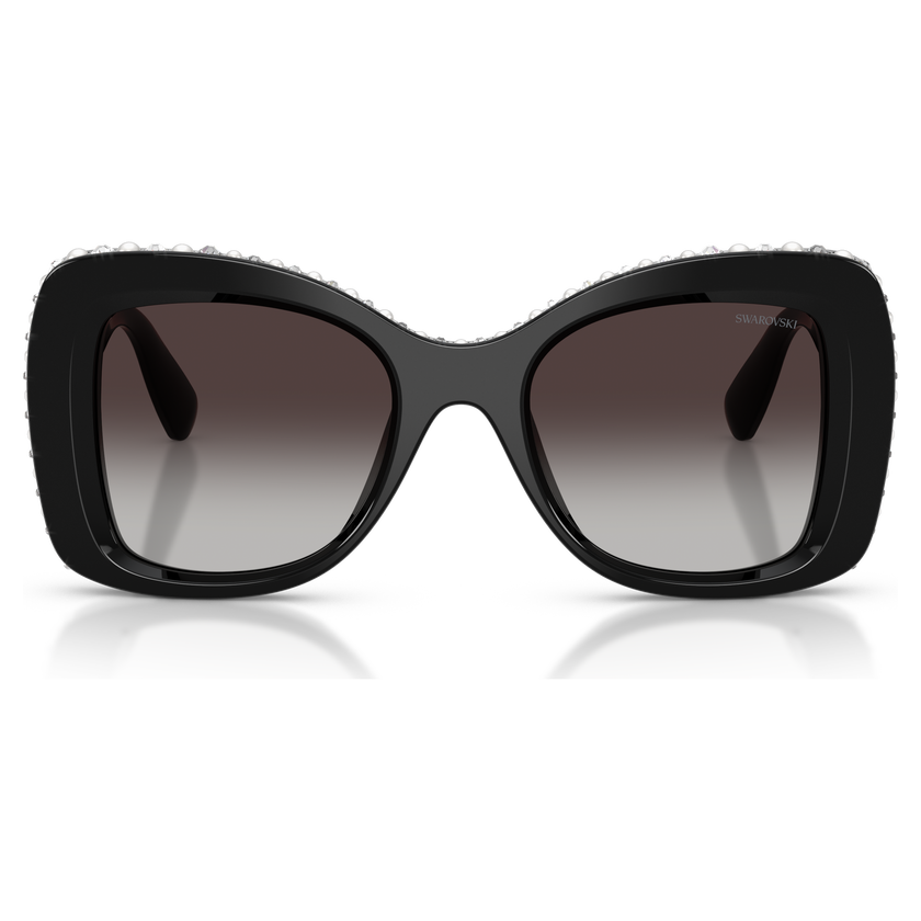 swarovski sunglasses  butterfly shape  sk6062u  black
