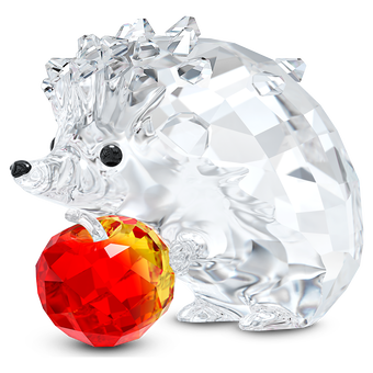 swarovski hedgehog with apple
