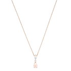 Vintage Pendant, Pink, Rose gold plating