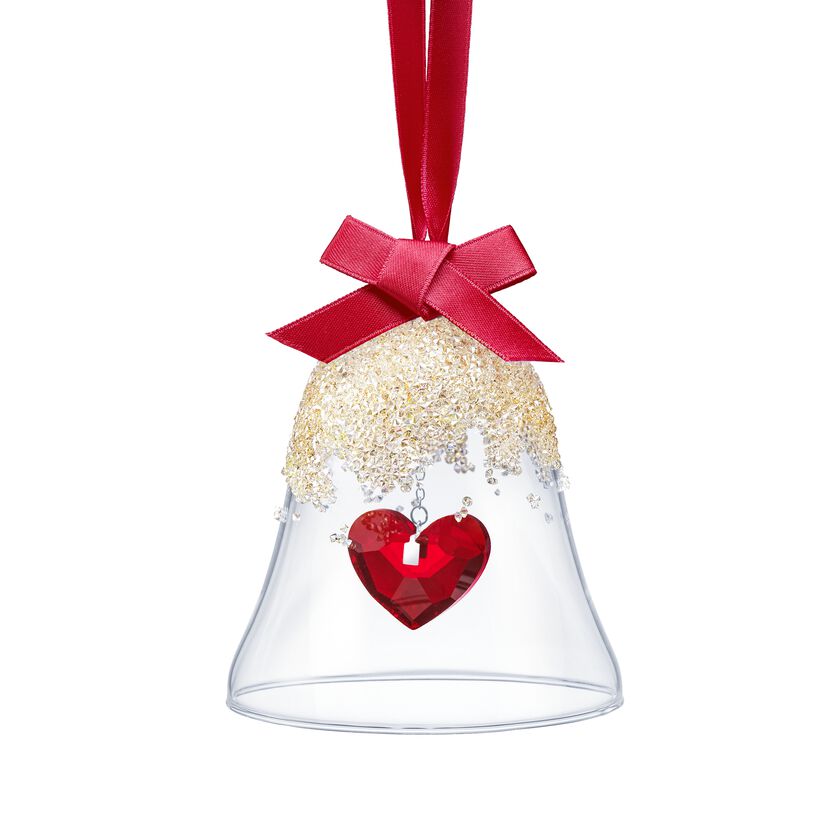 Christmas Bell Ornament, Heart