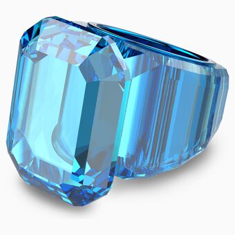 Lucent cocktail ring, Blue