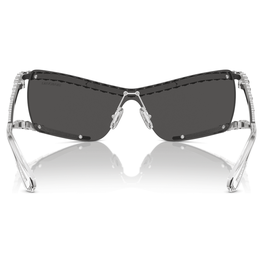 swarovski sunglasses  mask  silver tone