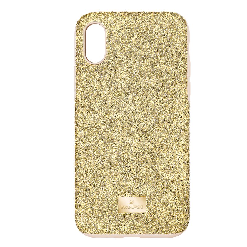 High Smartphone Case with Bumper, iPhone® X/XS, Gold tone