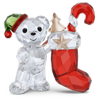 swarovski kris bear holiday stocking