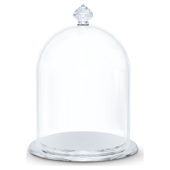swarovski bell jar display small