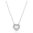 ariana grande x swarovski pendant mixed cuts heart white rhodium plated