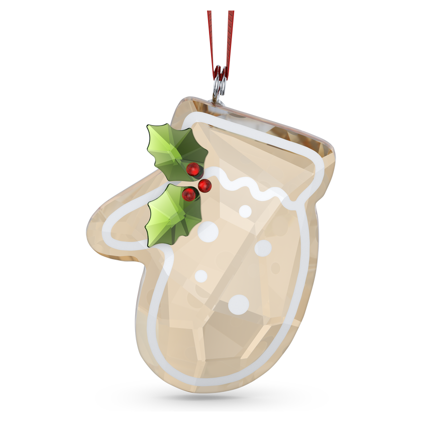 swarovski holiday cheers gingerbread glove ornament