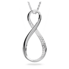 swarovski exist pendant infinity white rhodium plated