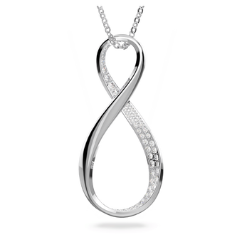swarovski exist pendant infinity white rhodium plated