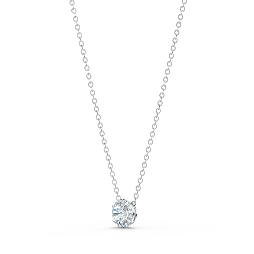 Swarovski Angelic Round Pendant White Rhodium Plated In Dubai Abu Dhabi Uae 5567931 Swarovski Angelic Round Pendant, Swarovski Angelic Round Crystal Pendant Necklace
