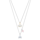 Out of this World Queen Necklace, White, Mixed plating