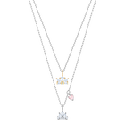 Out of this World Queen Necklace, White, Mixed plating