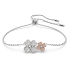 swarovski latisha bracelet flower multicolored rhodium plated