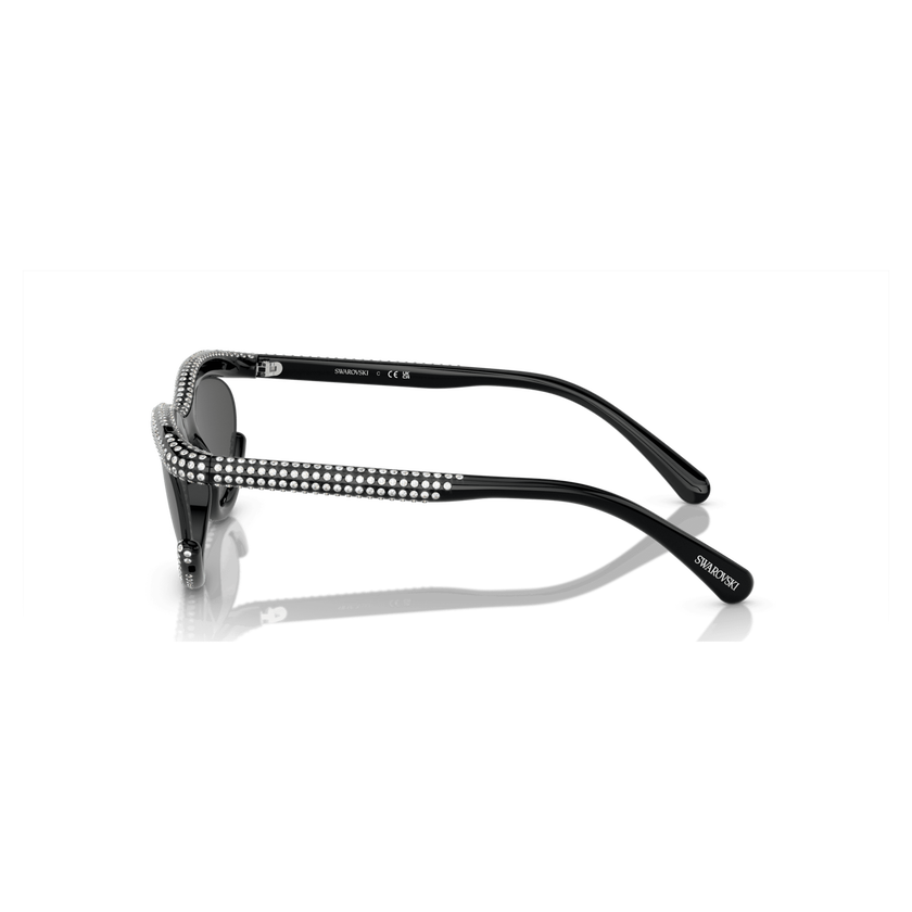 swarovski sunglasses  oval shape  sk6006  black