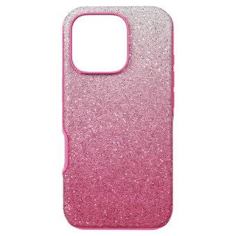 swarovski high smartphone case color gradient iphone 16 pro pink