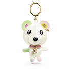 swarovski teddy bag charm bear multicolored gold tone plated