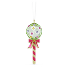 swarovski holiday cheers dulcis lollipop ornament  green