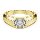 swarovski eternity band ring lab grown diamonds 1 0 ct tw octagon shape 18k yellow gold