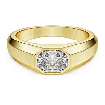 swarovski eternity band ring lab grown diamonds 1 0 ct tw octagon shape 18k yellow gold