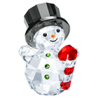 swarovski joyful snowman with candy cane