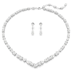 swarovski mesmera set mixed cuts white rhodium plated