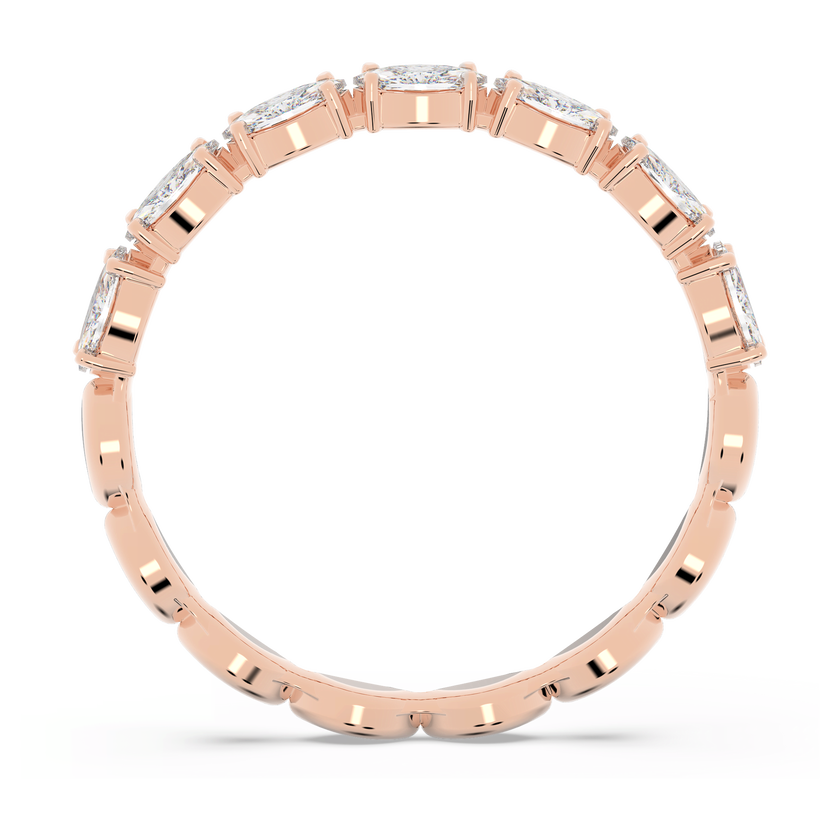 swarovski matrix vittore ring  marquise cut  white  18k rose gold finish