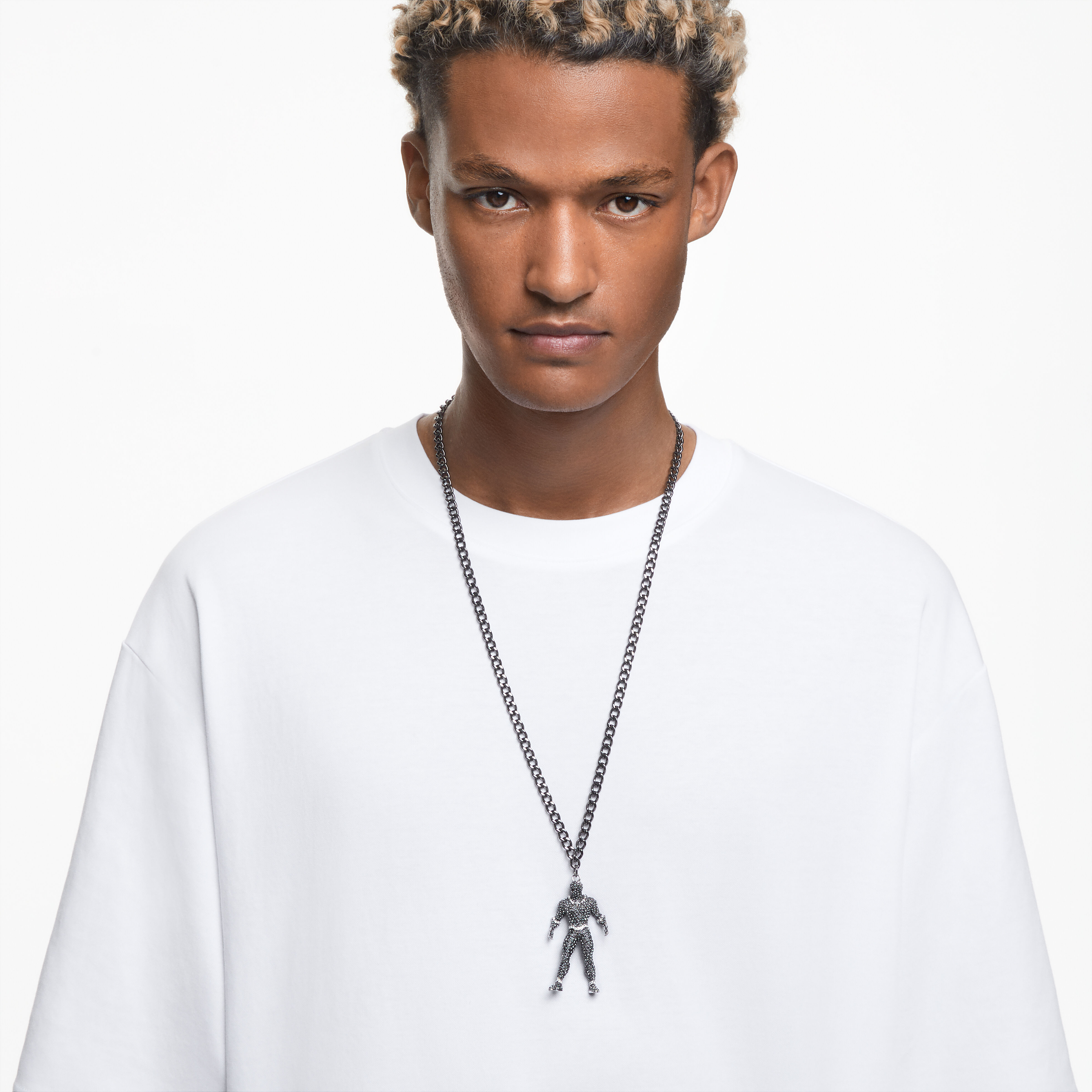 Black panther cheap chain pendant