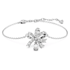swarovski hyperbola bracelet bow white rhodium plated