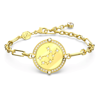 swarovski zodiac bracelet  virgo  gold tone  gold tone plated