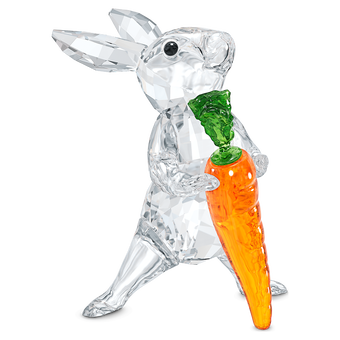 Peaceful Countryside Rabbit With Carrot