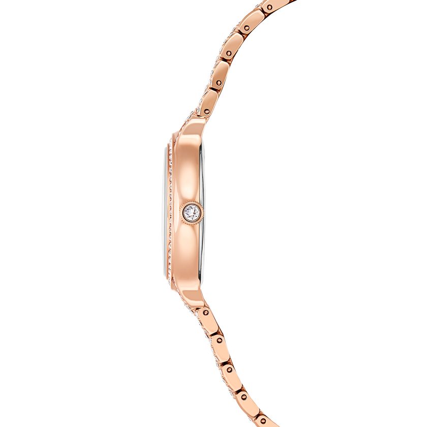 swarovski imber watch  swiss made  metal bracelet  rose gold tone  rose gold tone finish