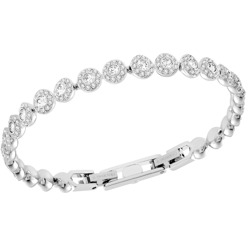 Buy Swarovski Angelic Bracelet, White, Rhodium Plating in Dubai, Abu