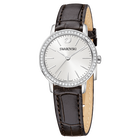 Graceful Mini Watch, Brown, Stainless Steel
