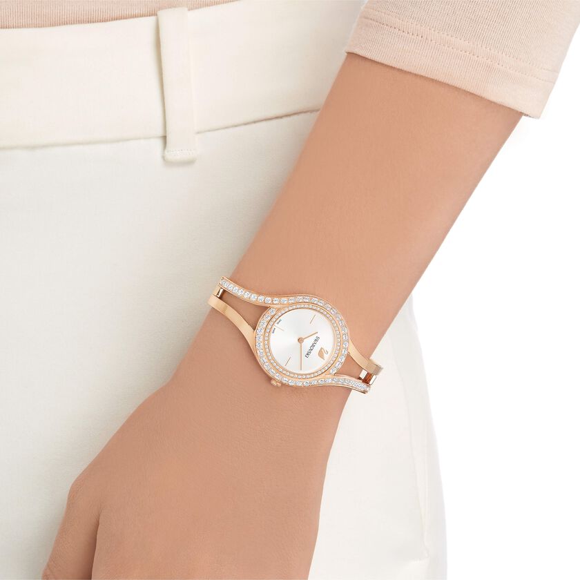 5377576 Eternal Watch, Metal Bracelet, White, Rose Gold Tone | Swarovski UAE