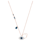 swarovski symbolica pendant evil eye blue mixed metal finish