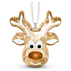 swarovski gingerbread reindeer ornament