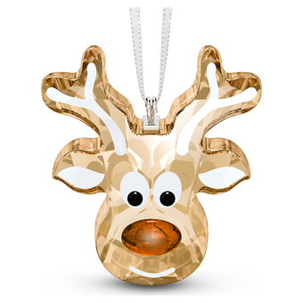 swarovski gingerbread reindeer ornament