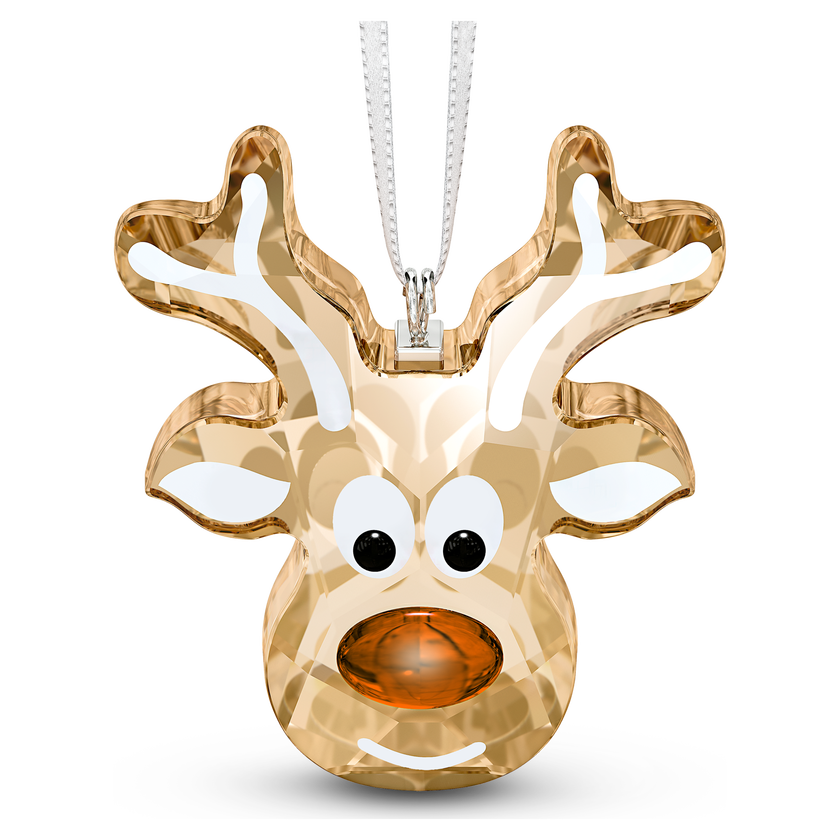 swarovski gingerbread reindeer ornament
