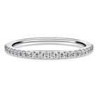 swarovski eternity band ring laboratory grown diamonds 0 2 ct tw sterling silver