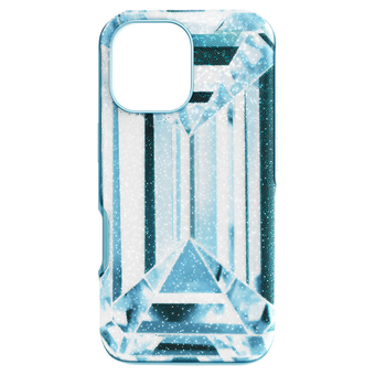 swarovski high smartphone case  crystal effect  iphone  17  blue