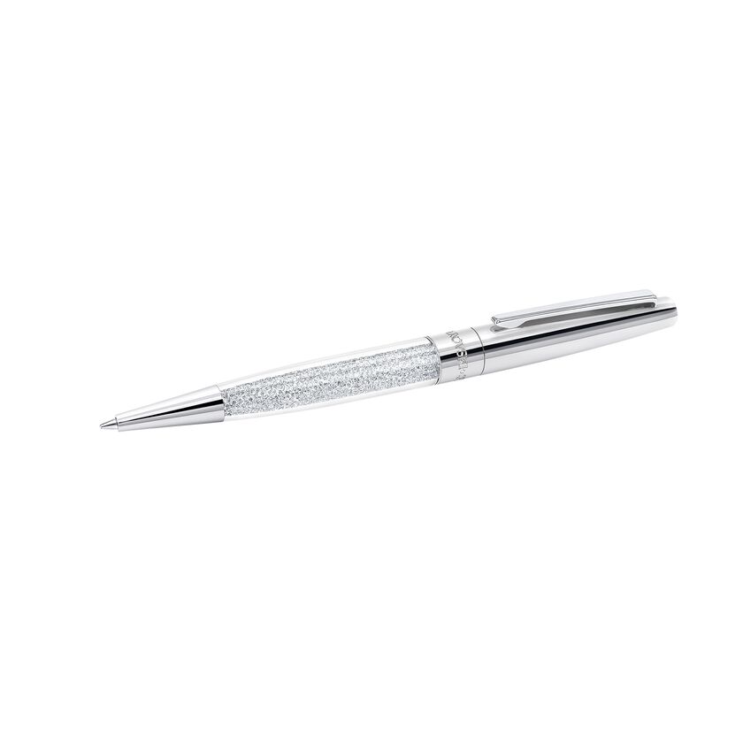 Crystalline Stardust Ballpoint Pen, Chrome Plated