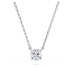 swarovski eternity pendant lab grown diamonds 0 5 ct tw round shape sterling silver