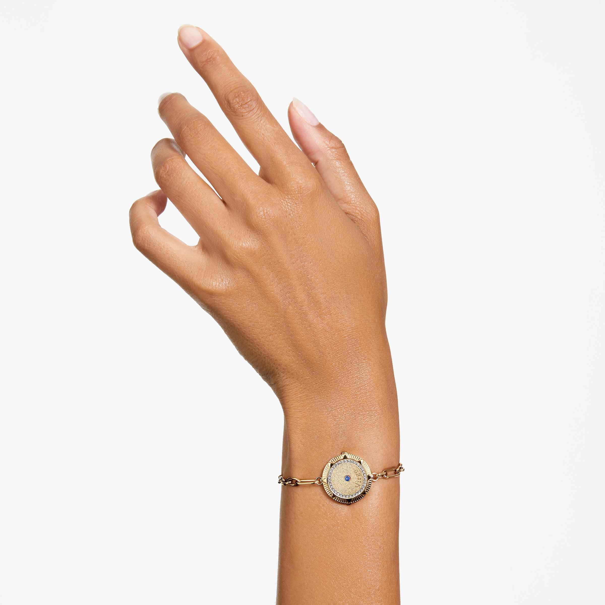 swarovski zodiac bracelet  virgo  gold tone  gold tone plated