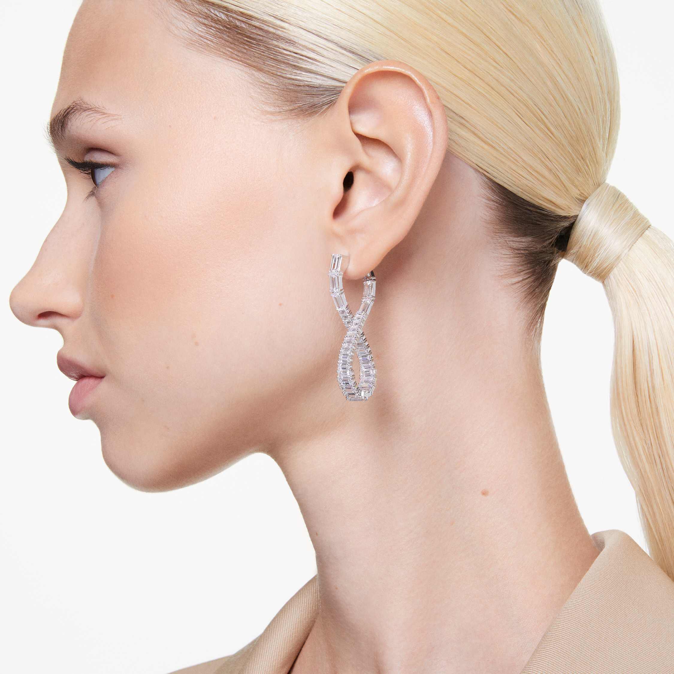 Infinity earrings swarovski shop