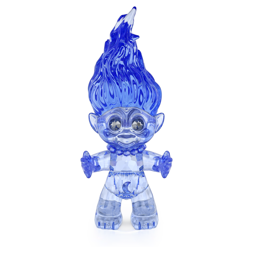 swarovski good luck trolls troll  blue